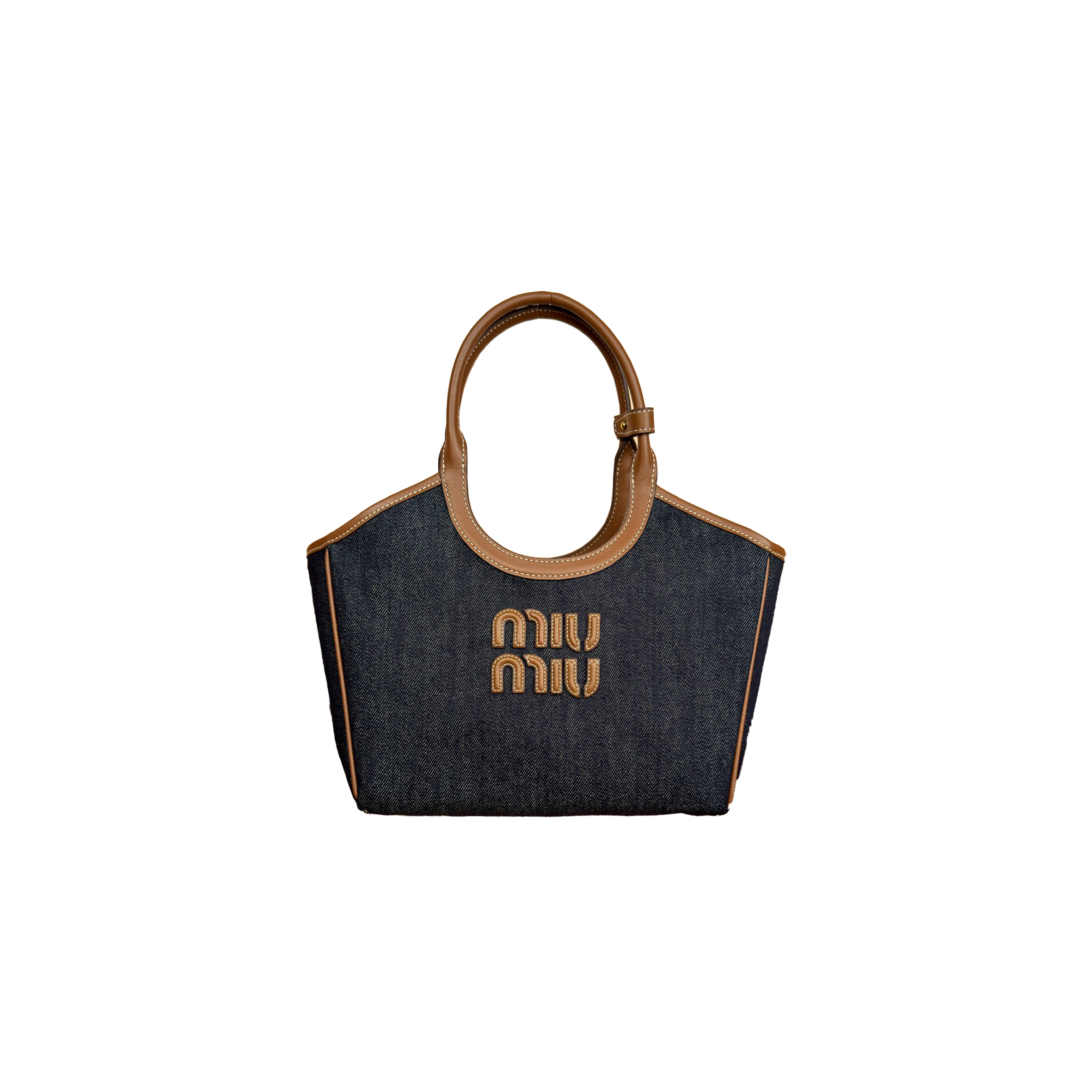 MIU MIU IVY LEATHER HANDBAG 5BA284 (23.5*22*12cm)